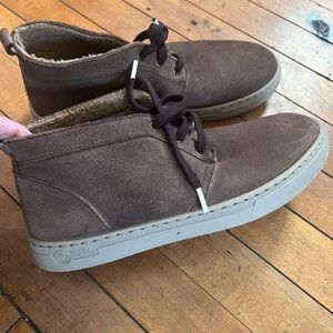 Natural World eco friendly, suede lace up ankle shoes